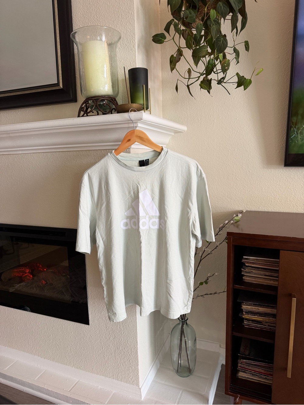 Adidas Mint Green Boxy Tee